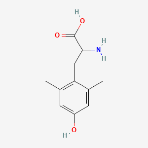 molecular formula C11H15NO3 B1316823 2-Amino-3-(4-hydroxy-2,6-dimethylphenyl)propanoic acid CAS No. 81806-45-3