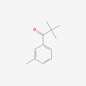 molecular formula C12H16O B1316825 3',2,2-TRIMETHYLPROPIOPHENONE CAS No. 50390-49-3