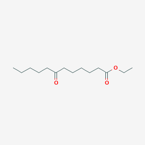 molecular formula C14H26O3 B1316826 Ethyl 7-oxododecanoate CAS No. 58262-36-5