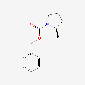 molecular formula C13H17NO2 B1316834 (R)-2-Methyl-1-pyrrolidinecarboxylic acid benzyl ester 