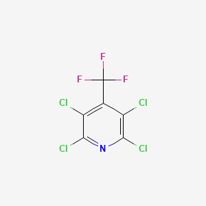 molecular formula C6Cl4F3N B1316839 2,3,5,6-Tetrachloro-4-(trifluoromethyl)pyridine CAS No. 122599-19-3