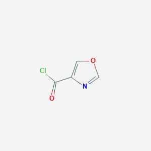 molecular formula C4H2ClNO2 B1316846 1,3-Oxazole-4-carbonyl chloride CAS No. 62348-20-3