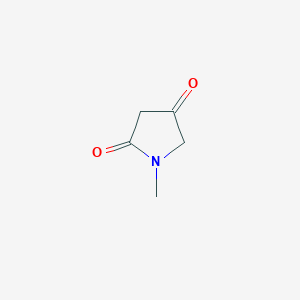molecular formula C5H7NO2 B1316850 1-Methylpyrrolidine-2,4-dione CAS No. 37772-91-1