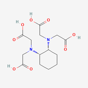 molecular formula C14H22N2O8 B13168633 cis-1,2-Diaminocyclohexane-n,n,n',n'-tetraaceticacid 