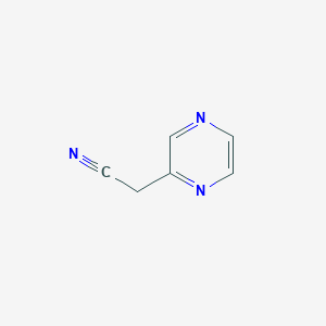 molecular formula C6H5N3 B1316878 2-(Pyrazin-2-yl)acetonitrile CAS No. 5117-44-2