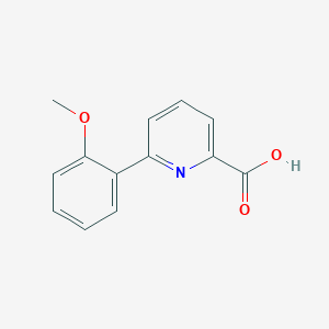 molecular formula C13H11NO3 B1316880 6-(2-Methoxyphenyl)picolinic acid CAS No. 86696-69-7
