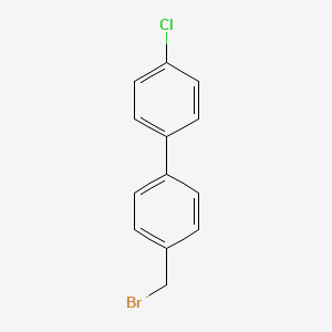 molecular formula C13H10BrCl B1316881 4-(Bromomethyl)-4'-chloro-1,1'-biphenyl CAS No. 79758-03-5