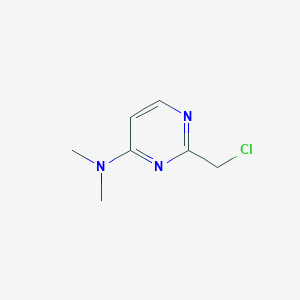 molecular formula C7H10ClN3 B1316904 2-(chloromethyl)-N,N-dimethylpyrimidin-4-amine CAS No. 731757-43-0