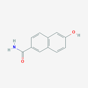 molecular formula C11H9NO2 B1316907 6-Hydroxy-2-naphthamide CAS No. 62529-01-5