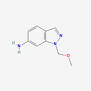 molecular formula C9H11N3O B13169076 1-(methoxymethyl)-1H-indazol-6-amine CAS No. 123177-52-6
