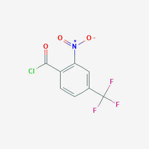 molecular formula C8H3ClF3NO3 B1316908 2-Nitro-4-(trifluoromethyl)benzoyl chloride CAS No. 81108-81-8