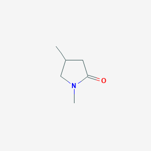molecular formula C6H11NO B1316937 1,4-Dimethylpyrrolidin-2-one CAS No. 2555-04-6