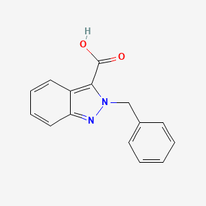 molecular formula C15H12N2O2 B1316940 2-Benzyl-2H-indazole-3-carboxylic acid CAS No. 126861-68-5