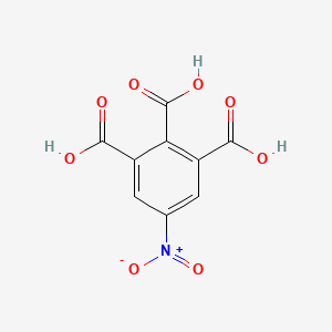 molecular formula C9H5NO8 B1316948 5-Nitro-1,2,3-benzenetricarboxylic acid CAS No. 3807-81-6