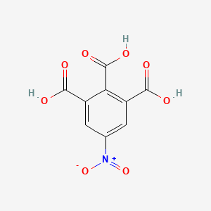 molecular formula C9H5NO8 B1316948 5-Nitrobenzene-1,2,3-tricarboxylic acid CAS No. 3807-81-6