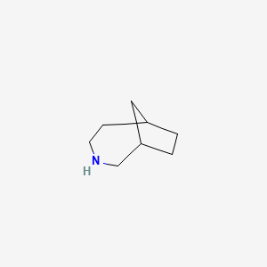 molecular formula C8H15N B1316964 3-氮杂双环[4.2.1]壬烷 CAS No. 284-11-7