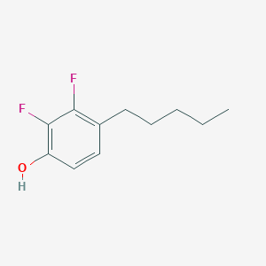 molecular formula C11H14F2O B1316980 2,3-Difluoro-4-pentylphenol CAS No. 887582-85-6