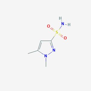 molecular formula C5H9N3O2S B13169830 1,5-dimethyl-1H-pyrazole-3-sulfonamide CAS No. 1375474-25-1