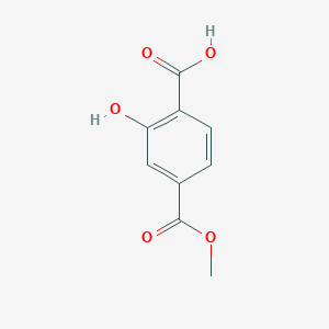 molecular formula C9H8O5 B1316999 2-羟基-4-(甲氧羰基)苯甲酸 CAS No. 29602-00-4