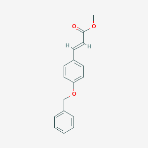 molecular formula C17H16O3 B131701 methyl (2E)-3-[4-(benzyloxy)phenyl]prop-2-enoate CAS No. 84184-51-0