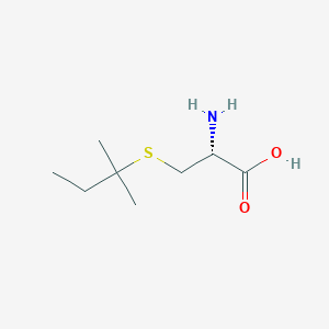 molecular formula C8H17NO2S B1317022 (R)-2-氨基-3-(叔戊基硫基)丙酸 CAS No. 312746-71-7
