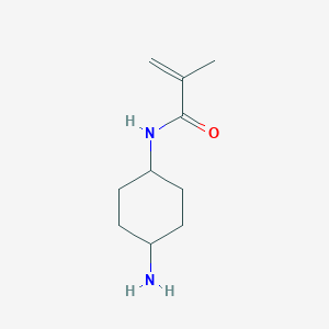 molecular formula C10H18N2O B13170346 N-(4-Aminocyclohexyl)-2-methylprop-2-enamide 
