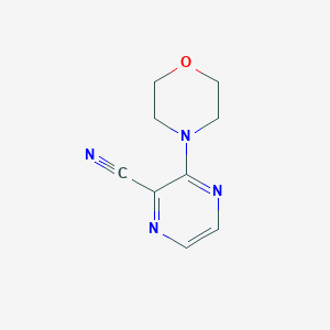 molecular formula C9H10N4O B1317041 3-MORPHOLINOPYRAZINE-2-CARBONITRILE CAS No. 67130-86-3