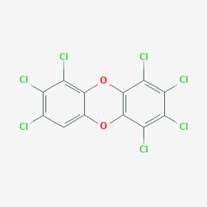 molecular formula C12HCl7O2 B131705 1,2,3,4,6,7,8-Heptachlorodibenzo-P-dioxin CAS No. 35822-46-9