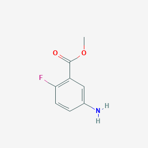 molecular formula C8H8FNO2 B1317051 Methyl 5-amino-2-fluorobenzoate CAS No. 56741-34-5