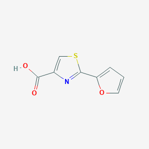 molecular formula C8H5NO3S B1317054 2-(2-Furyl)-1,3-thiazole-4-carboxylic acid CAS No. 115299-13-3