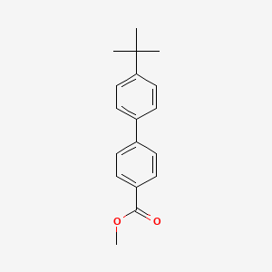 molecular formula C18H20O2 B13170550 Methyl4'-(tert-butyl)-[1,1'-biphenyl]-4-carboxylate 