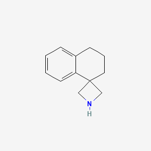 molecular formula C12H15N B1317059 3',4'-dihydro-2'H-spiro[azetidine-3,1'-naphthalene] CAS No. 157736-60-2