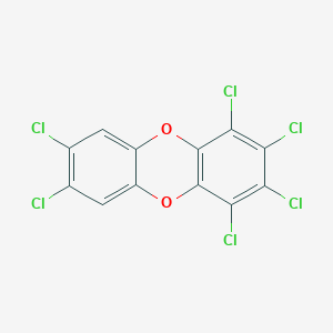 molecular formula C12H2Cl6O2 B131706 1,2,3,4,7,8-Hexachlorodibenzo-P-dioxin CAS No. 39227-28-6