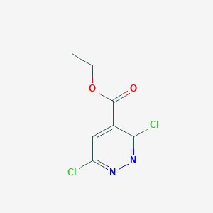 molecular formula C7H6Cl2N2O2 B1317063 Ethyl 3,6-dichloropyridazine-4-carboxylate CAS No. 34127-22-5