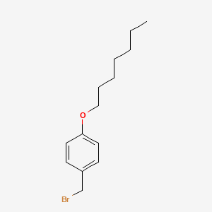 molecular formula C14H21BrO B1317074 Benzene, 1-(bromomethyl)-4-(heptyloxy)- CAS No. 103481-66-9