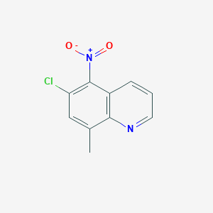 B1317075 6-Chloro-8-methyl-5-nitroquinoline CAS No. 27527-95-3