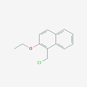 molecular formula C13H13ClO B13170755 Chloromethyl-2-ethoxy-naphthalene 