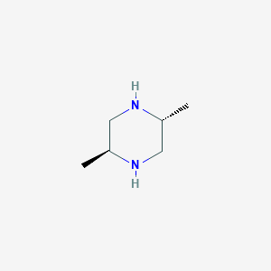 molecular formula C6H14N2 B131708 trans-2,5-Dimethylpiperazine CAS No. 2815-34-1