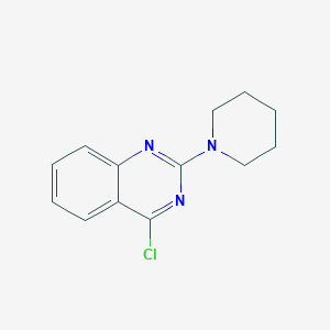 molecular formula C13H14ClN3 B1317084 4-Chloro-2-(piperidin-1-yl)quinazoline CAS No. 134962-82-6