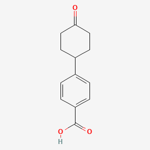 B1317097 4-(4-Oxocyclohexyl)benzoic acid CAS No. 137465-01-1