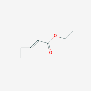 molecular formula C8H12O2 B1317099 Ethyl 2-cyclobutylideneacetate CAS No. 27741-65-7