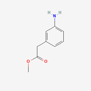 molecular formula C9H11NO2 B1317107 Methyl 3-aminophenylacetate CAS No. 52913-11-8