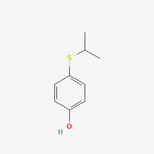 molecular formula C9H12OS B1317112 4-(Propan-2-ylsulfanyl)phenol CAS No. 70551-46-1