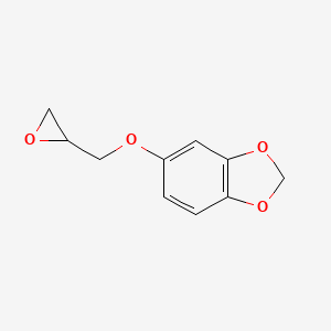 molecular formula C10H10O4 B1317115 5-(oxiran-2-ylmethoxy)-2H-1,3-benzodioxole CAS No. 38417-65-1