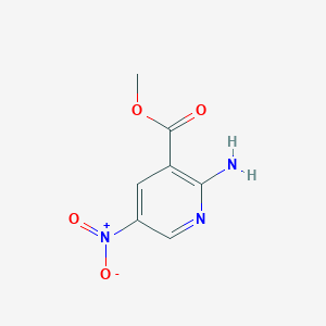 molecular formula C7H7N3O4 B1317119 Methyl 2-amino-5-nitronicotinate CAS No. 88312-64-5