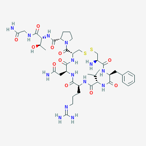 molecular formula C41H64N14O11S2 B131712 Annetocin CAS No. 154445-03-1
