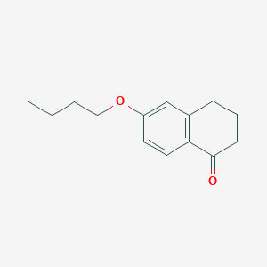 molecular formula C14H18O2 B1317125 6-丁氧基-3,4-二氢萘-1(2H)-酮 CAS No. 28945-95-1