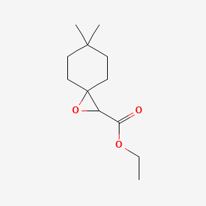 molecular formula C12H20O3 B13171253 Ethyl 6,6-dimethyl-1-oxaspiro[2.5]octane-2-carboxylate 