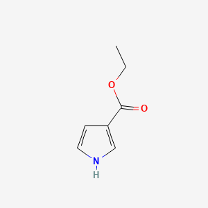 molecular formula C7H9NO2 B1317128 Ethyl 1H-pyrrole-3-carboxylate CAS No. 37964-17-3