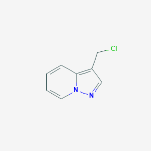 molecular formula C8H7ClN2 B13171480 3-(Chloromethyl)pyrazolo[1,5-a]pyridine 